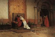 Jean-Paul Laurens The Excommunication of Robert the Pious painting